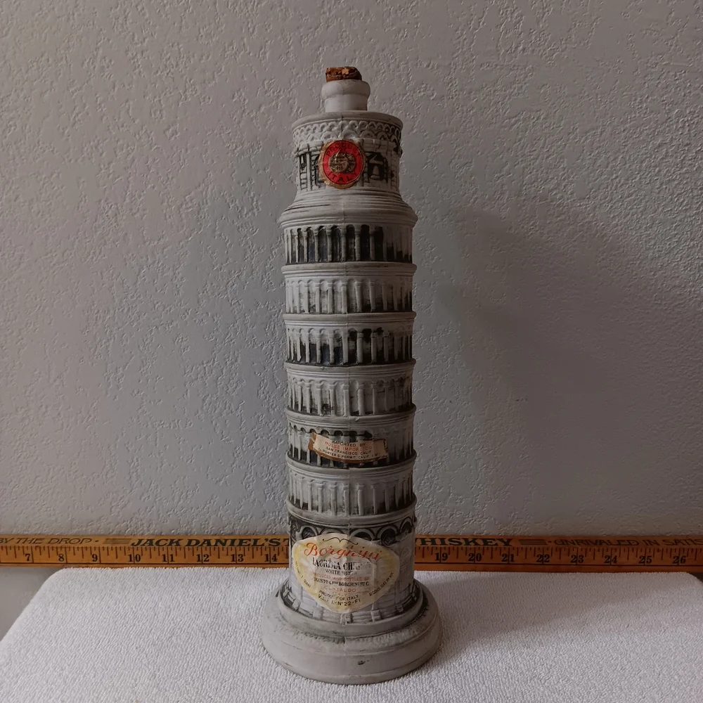 Leaning Tower of Pisa Decorative Bottle